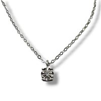 Necklace Gianni Pace Woman in White Gold Diamante R1B